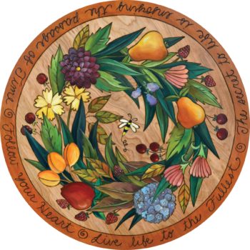 Sticks Lazy Susan Bee Heaven 18"