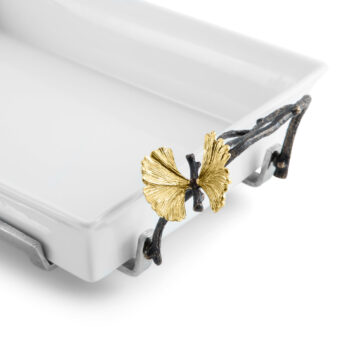 Michael Aram Butterfly Ginkgo Casserole Dish - 2 Quart - Image 2