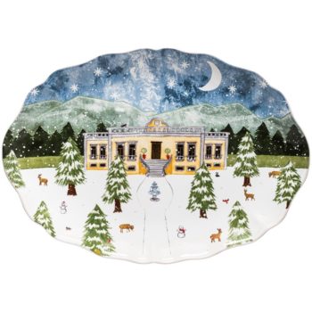 Casafina The Nutcracker Oval Platter 20"L
