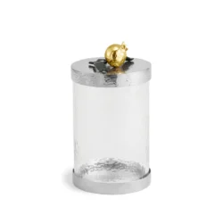 Michael Aram Pomegranate Canister Medium 10"H x 6"W