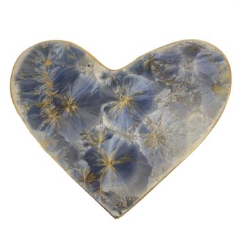 Michael Wainwright Borealis Frost Blue With Platinum Small Heart