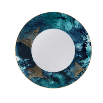 Haviland Ocean Bleu Large Dinner Plate 11"