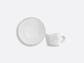 Bernardaud Silva Espresso Cup and Saucer 3 oz.