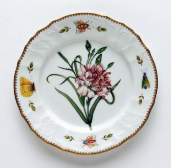 Anna Weatherley Redoute Pink Carnation Salad Plate