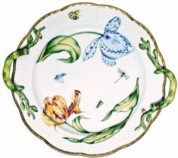 Anna Weatherley Old Master Tulips Tray with Handles