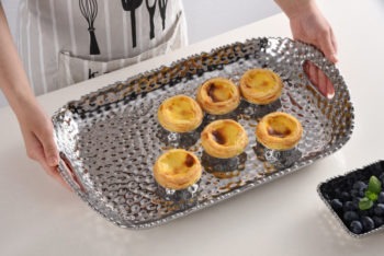 Pampa Bay Millenium Rectangular Tray with Handles 19.5"L x 11.5" x 3" - Image 2