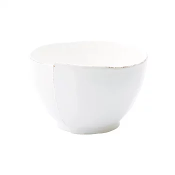 Vietri Lastra White 4-Piece Serving Bowls Set - Image 4