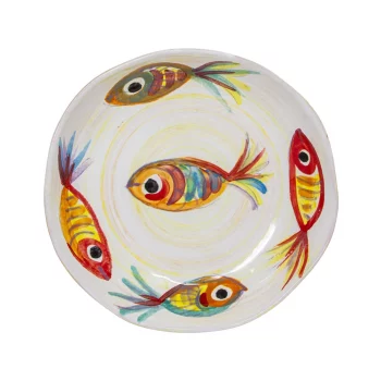 Vietri Pesci Colorati Pasta Bowl