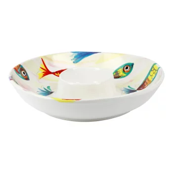 Vietri Pesci Colorati Chip and Dip - Image 3