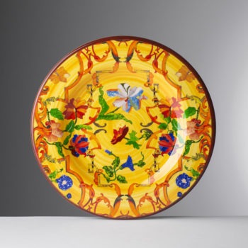 Mario Luca Giusti Pancale Yellow Salad Plate