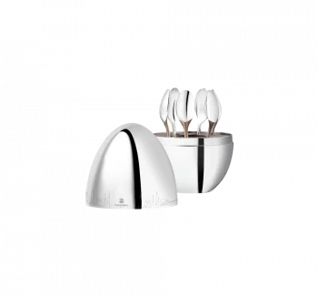 Juliska MOOD Skyline 6-Piece Silver-Plated Espresso Spoon Set - NEW YORK