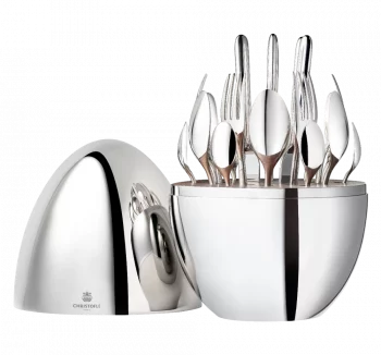 Christofle MOOD Silver Plated 24-Piece Flatware Set - For 6 People