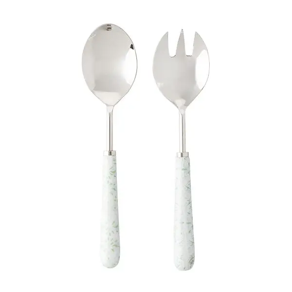 Juliska Iberian Salad Servers Sage The Pink Daisy