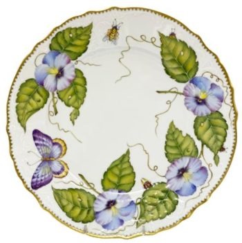 Anna Weatherley Pansy Garland Dinner Plate