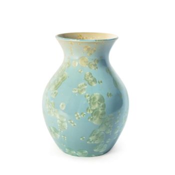 Simon Pearce Curio Crystalline Vase - Jade