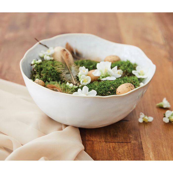 Simon Pearce Burlington Serving Bowl - Cloud - Image 2