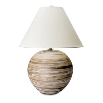 Simon Pearce Beachstone Round Lamp