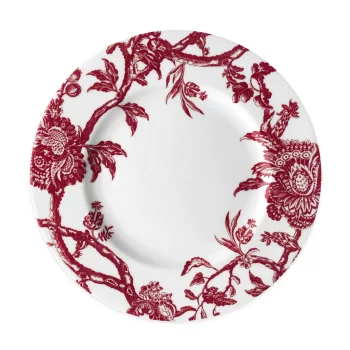Caskata Arcadia Crimson Rimmed Dinner Plate 10.75"