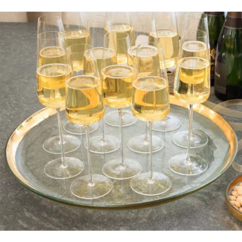 Annieglass Roman Antique Round Party Platter