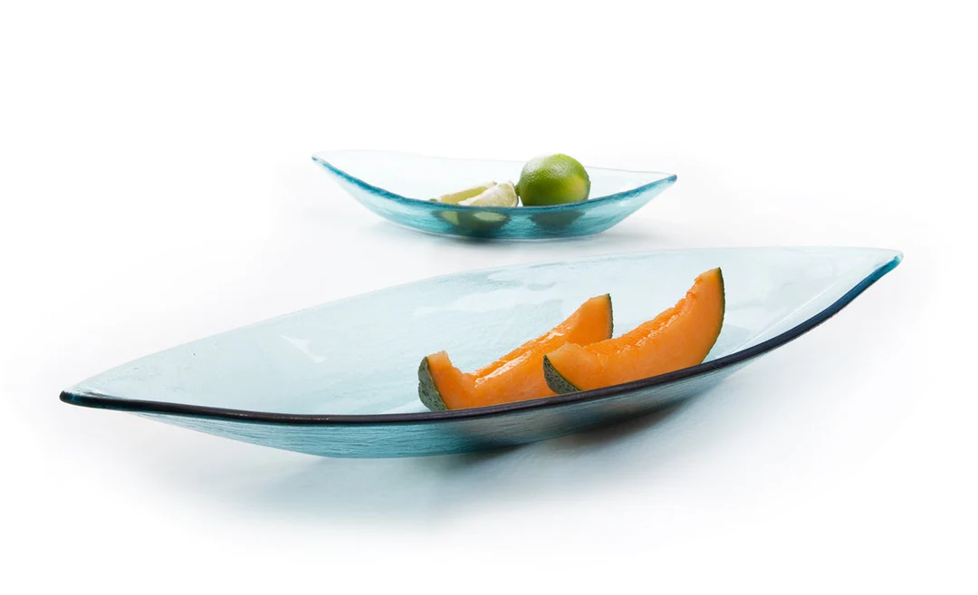 Annieglass Canoe Candy Dish