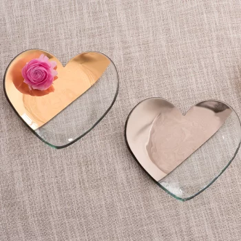 Annieglass Mod Heart Plate