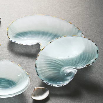 Annieglass Shells Nautilus