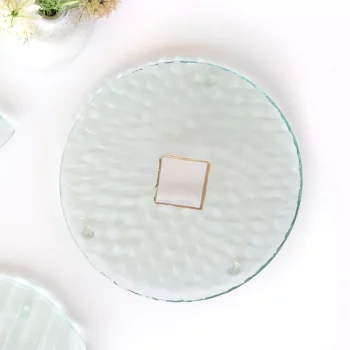 Annieglass Dahlia Trivet