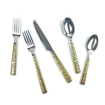Michael Wainwright Panthera Gold 5-Piece Place Setting