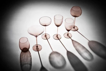 Caskata Quinn Mocha Red Wine Glasses - Set of 2 - Image 2