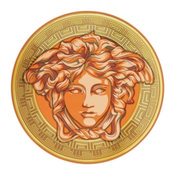 Versace Medusa Amplified Orange Coin - Service Plate