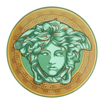 Versace Medusa Amplified Green Coin - Service Plate