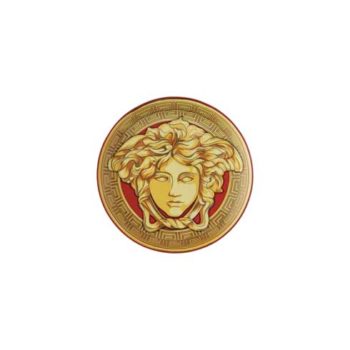 Versace Medusa Amplified Golden Coin - Bread & Butter Plate