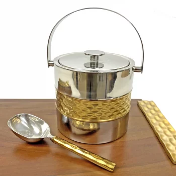 Michael Wainwright Truro Gold Ice Bucket & Scoop Set