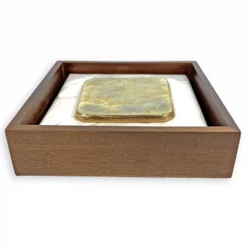 Michael Wainwright Borealis Gold Napkin Holder - Image 3