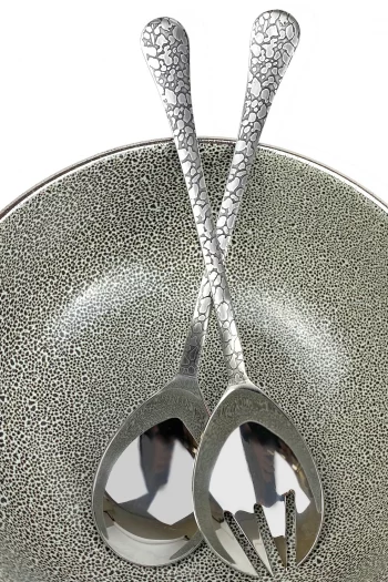 Michael Wainwright Panthera Platinum Salad Servers - Image 2
