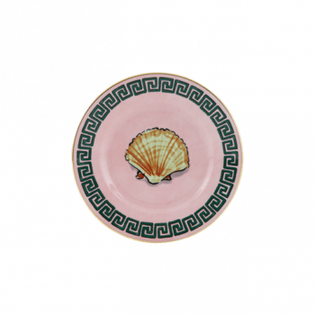 Ginori 1735 Il Viaggio di Nettuno Flat Bread Plate - Pink