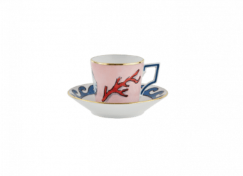 Ginori 1735 Il Viaggio di Nettuno Espresso Cup & Saucer - Set of 2 - Image 2