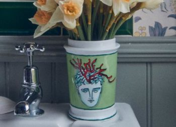 Ginori 1735 Il Viaggio di Nettuno Pharmacy Vase with Cover 8" - Image 3