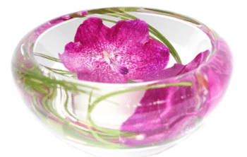 Emilio Robba Fuchsia Vanda Flower Bowl