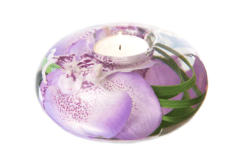 Emilio Robba Lavender Spotted Phalaenopsis Medium T-Light