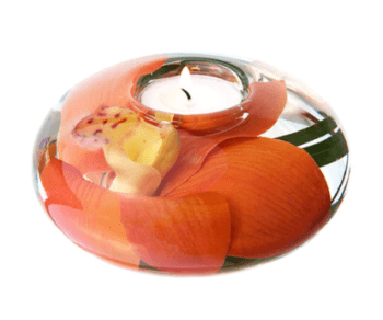 Emilio Robba Orange Cymbidium Medium T-Light