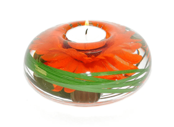 Emilio Robba Orange Daisy Medium T-Light