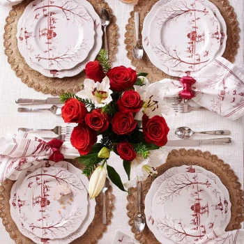 Juliska Country Estate Dinner Plate - Winter Frolic - Image 4