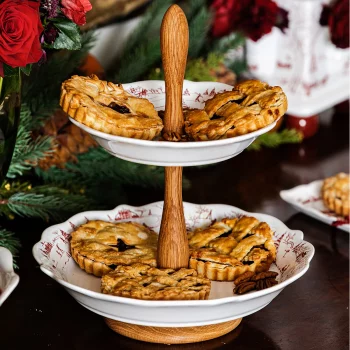 Juliska Country Estate Two Tier Server - Winter Frolic - Image 4