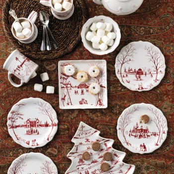 Juliska Country Estate Claus Sweets Tray - Winter Frolic - Image 4