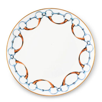 Vagabond House Wellington Bit Pattern Round Dinner Plate 10.5"
