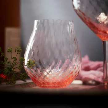 Caskata Phoebe Rose Stemless Wine Glasses - Set of 2 - Image 2