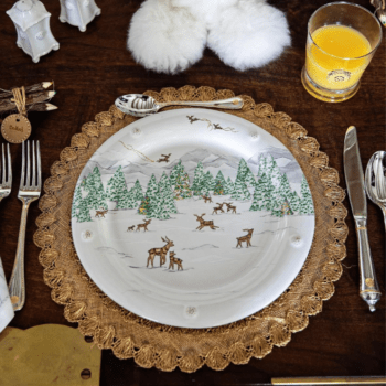 Juliska Berry &Thread Dinner Plate - North Pole - Image 2