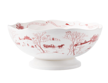 Juliska Country Estate Footed Bowl 13 in - Winter Frolic - Image 3