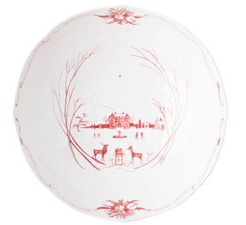 Juliska Country Estate Footed Bowl 13 in - Winter Frolic - Image 4